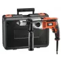 1100W 13mm Melns+DECKER triecienurbjmašīna