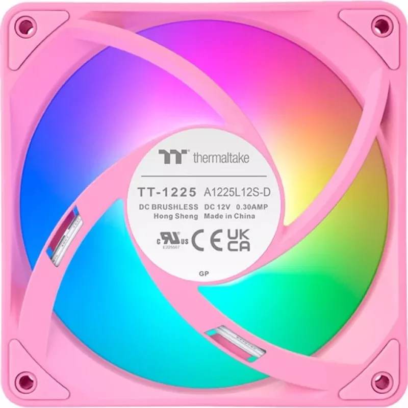 Thermaltake CT120 EX ARGB 120 mm rozā 3 gab. komplekta korpusa ventilatori