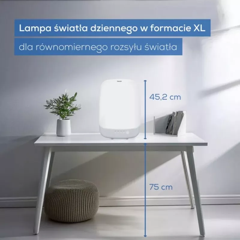 Dienasgaismas lampa Beurer TL85 10000 luksi regulējams spilgtums, modelis 608.42