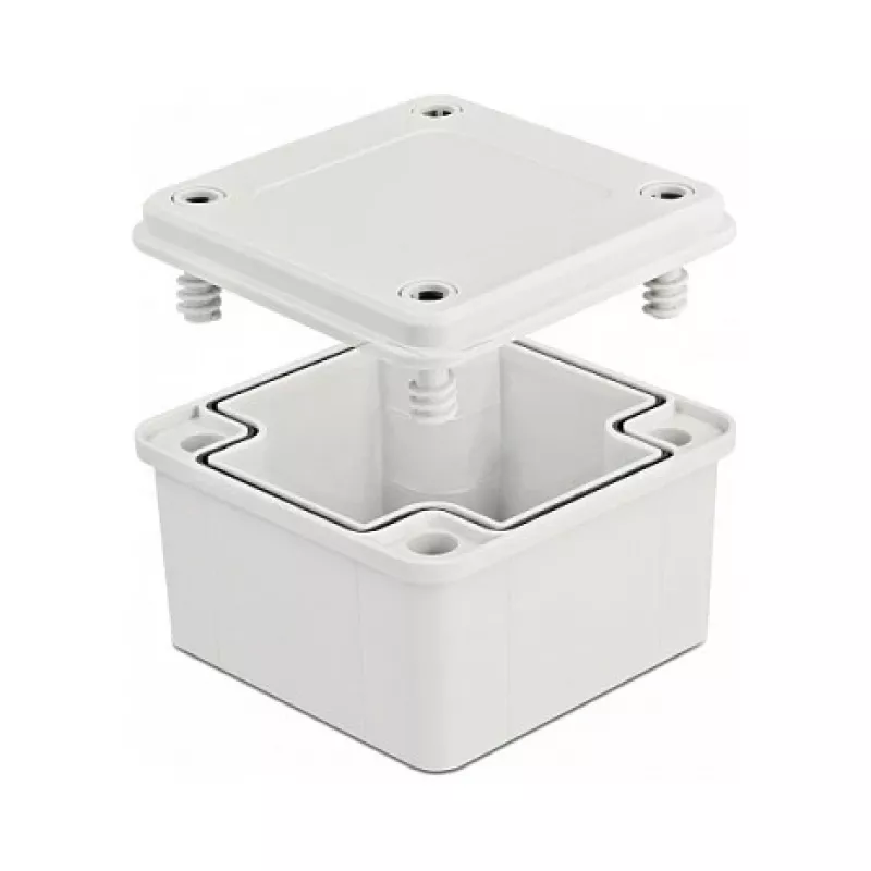 DeLOCK uzstādīšanas korpuss IP65 ūdensizturīgs 96 x 96 x 60 mm pelēks