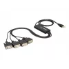 DeLock USB2.0 > 4 x Serial Adapter - Serial Adapter - USB - RS-232 x 4 (61887)