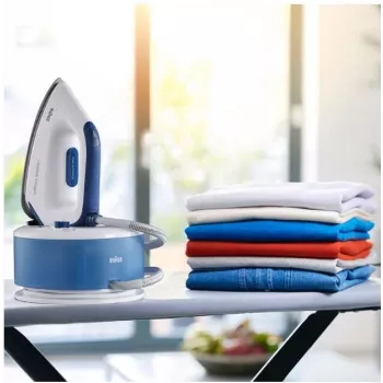 Braun CareStyle Compact IS 2143 BL 2400 W 1,5 L EloxalPlus zole Zils, Balts