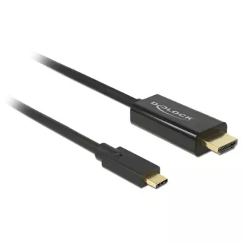 Video kabeļa adapteris DeLOCK 85260 USB Type-C HDMI 3 m Melns