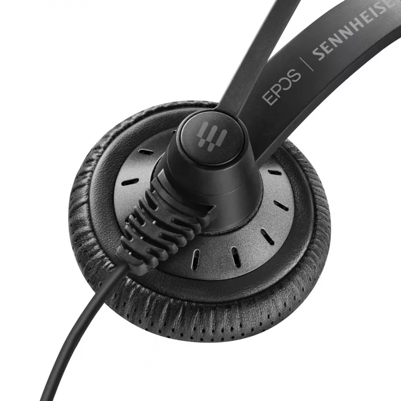 EPOS | SENNHEISER IMPACT SC 75 USB MS austiņas ar vadu, galvas saite, savienojums/Mūzika USB Type-A, melna