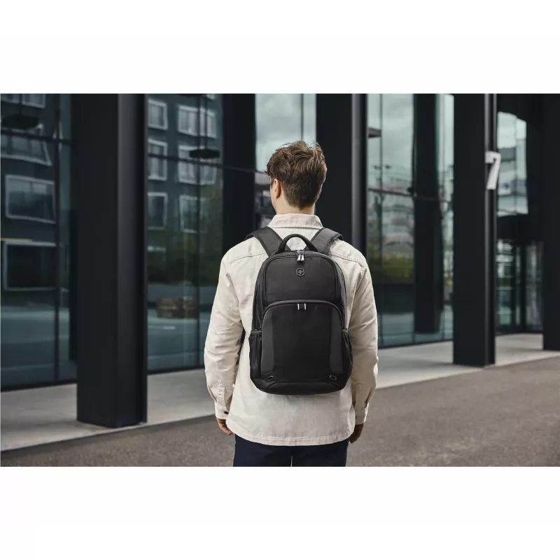 Ikdienas mugursoma Wenger SwissGear XE Tryal melna poliesters PVC