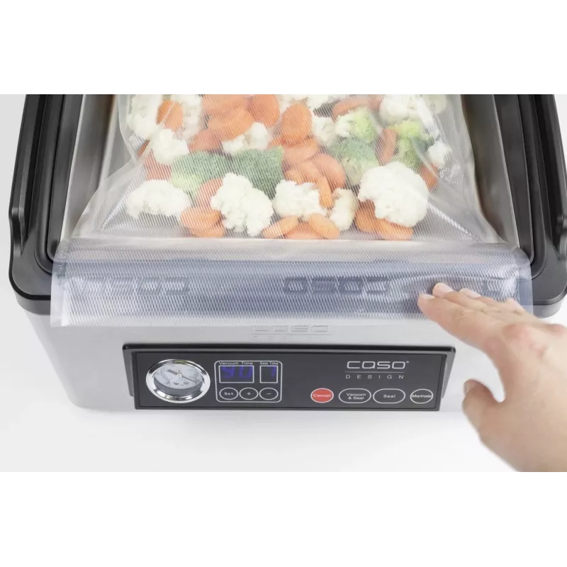 Vakuuma aizzīmogotājs Caso VacuChef 70 Power 350 W nerūsējošais tērauds — vakuuma iepakošanas iekārta