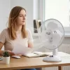 Adler | AD 7302 | Galda ventilators | Balts | Diametrs 23 cm | Ātrumu skaits 2 | Svārstīšanās | 60 W | Nē