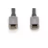 DIGITUS USB-C AOC AV savienojuma kabelis 10m 4