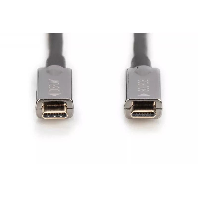 DIGITUS USB-C AOC AV savienojuma kabelis 10m 4