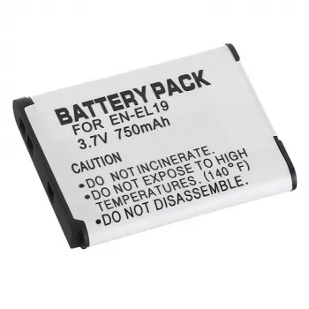 Uzlādējama kameras baterija Extra Digital EN-EL19 3.7V 1050mAh saderīgām Nikon kamerām