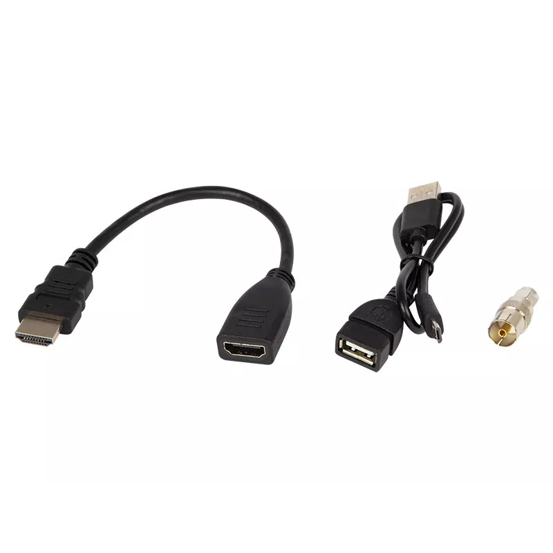 DVB-T2 uztvērējs BLOW 7000FHD MINI H.265 — kompakts virszemes TV uztvērējs, HDMI, USB, S/PDIF, audio L/R, teleteksts