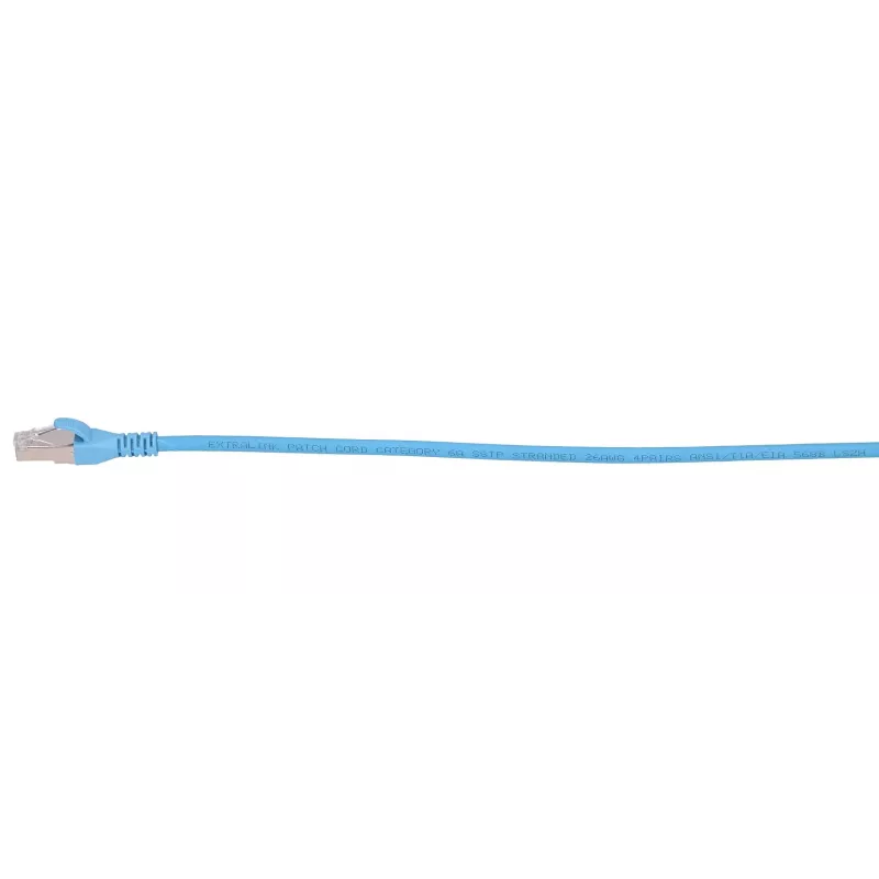 Tīkla kabelis Extralink LAN Patchcord Kat.6A RJ-45 Cat6a 5m zils