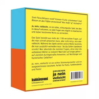 Ja nein vielleicht - Some Things Should Not Be Said, ballīšu spēle