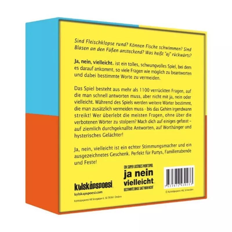 Ja nein vielleicht - Some Things Should Not Be Said, ballīšu spēle