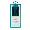 USB Micro-B kabelis Devia Fish 1 Series 5V 2.4A 1.5m Zils