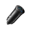 Anker auto lādētājs 30 W, 2 pieslēgvietas, melns, ātrā uzlāde