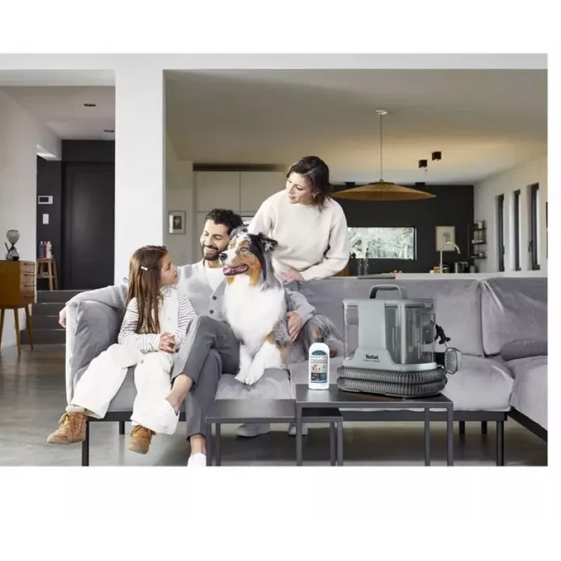 Pārnēsājams traipu tīrītājs Tefal Clean It Compact Pet IZ3020F0 — rokas mīksto mēbeļu un mājdzīvnieku traipu tīrītājs