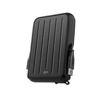 Ārējais cietais disks Silicon Power 5TB USB 3.2 Gen 1 (Type-A) A66, melns, triecienizturīgs