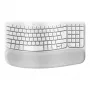 Logitech Wave Keys klaviatūra birojam RF bezvadu Bluetooth QWERTZ vācu valoda balta