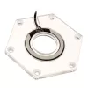 Montāžas komplekts BitsPower Hexagon BP-WTHU-RGB — akrila caurspīdīgs, 91,4×80×6,5 mm