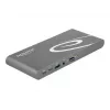 Dokinga stacija DeLOCK USB Type-C DP 1.4 Triple 4K Display