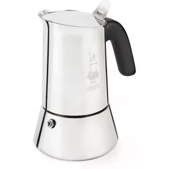 Moka katliņš Bialetti Venus 0,2 l nerūsējošais tērauds, piemērots indukcijai, 4 krūzes
