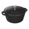 Staub La Cocotte 4,2 L apaļš čuguna sautējuma trauks