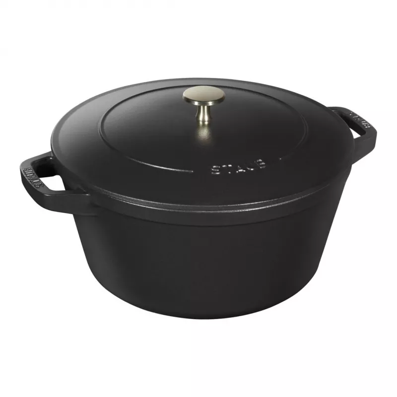 Staub La Cocotte 4,2 L apaļš čuguna sautējuma trauks