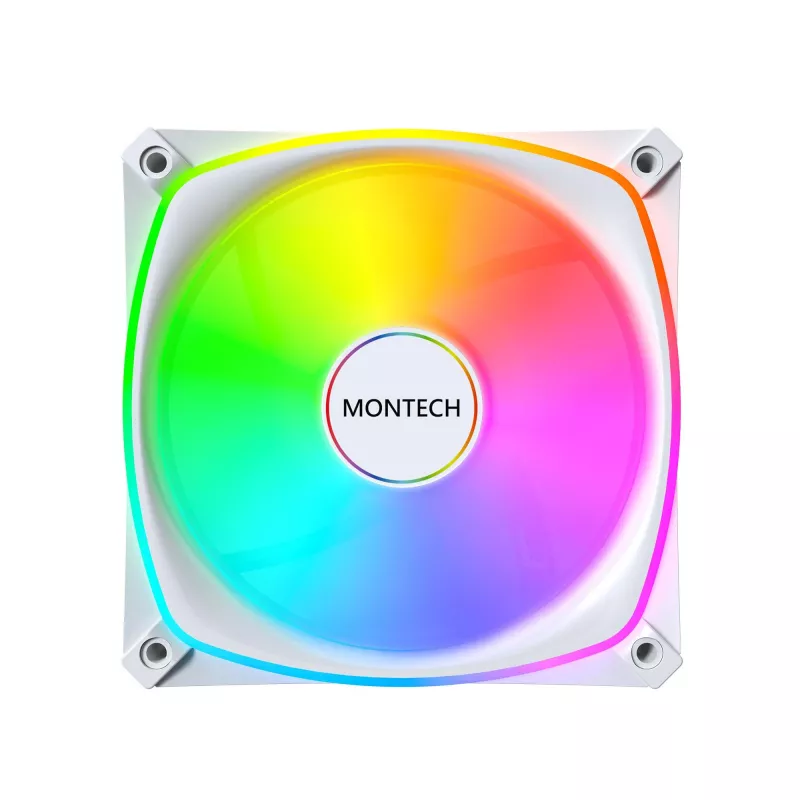 MONTECH RX120 PRO balts 120 mm ARGB korpusa ventilators