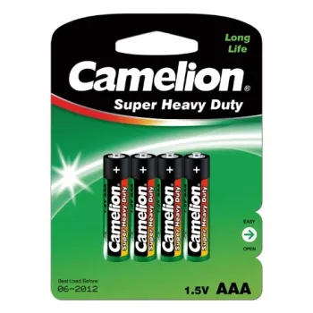 Vienreizlietojamā baterija Camelion R03P-BP4G AAA Cinka-oglekļa
