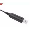 Koss | Austiņas | CS195 USB | Vadu | Uz auss | Mikrofons | Melns