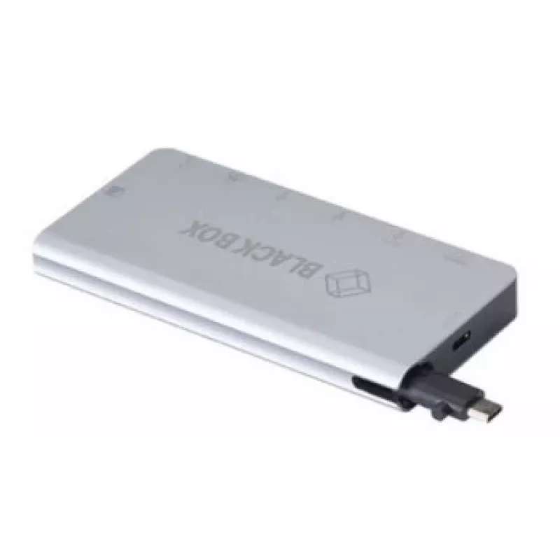 Melns Box USB-C dokstacija - Displayport komplekts