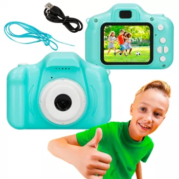 Extralink bērnu kamera H20 zila, 1080p 30 kadri/s, 2.0 inch displejs