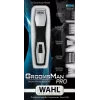 Trimmeris Wahl GroomsMan Pro ar bateriju, melns, nerūsējošais tērauds, 0.7 mm, 3 cm