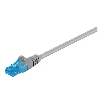 Wentronic Goobay - Patch-Cable - RJ-45 (M) uz RJ-45 (M) - 5 M - UTP - CAT 6a - Halogēns nesaturošs, bez aizķeršanās, savīts - Pelēks (55423)
