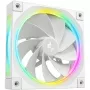 DeepCool FL12R 120 mm datora ventilators, balts, 2150 RPM, aktīvais PFC, ARGB fona apgaismojums