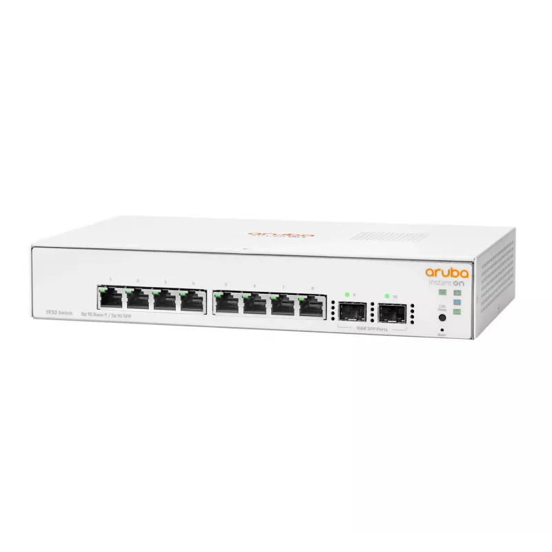 HPE Aruba Networking Aruba Instant On 1930 pārvaldīts L2+ Gigabit Ethernet (10/100/1000) 1U balts