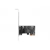 Iekšējā Ethernet tīkla karte LANBERG PCE-1GB-201, PCI Express, 1× RJ-45 Gigabit (1000 Mbit/s), melna