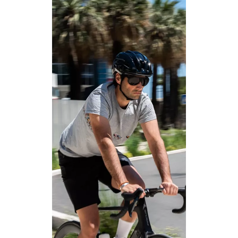 Velosipēda ķivere HJC CROSSER melna M izmērs — ceļu un pilsētas riteņbraukšanas aizsargķivere
