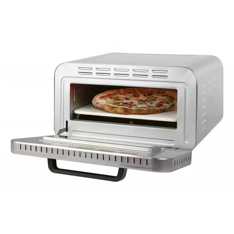 Picu krāsns ProfiCook PC-PO 1323 — galda picu krāsns, 1 pica, 2100 W, nerūsējošais tērauds, digitālais taimeris