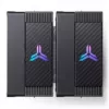CPU dzesētājs Jonsbo CR-3000E Dual-Tower RGB ARGB, divtorņu gaisa dzesētājs centrālajiem procesoriem