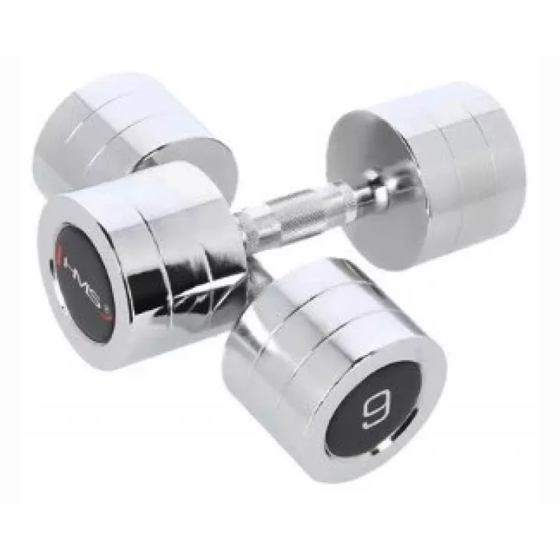 HMS Fitness CHD09 fiksēta svara hantele 9 kg 2 gab.