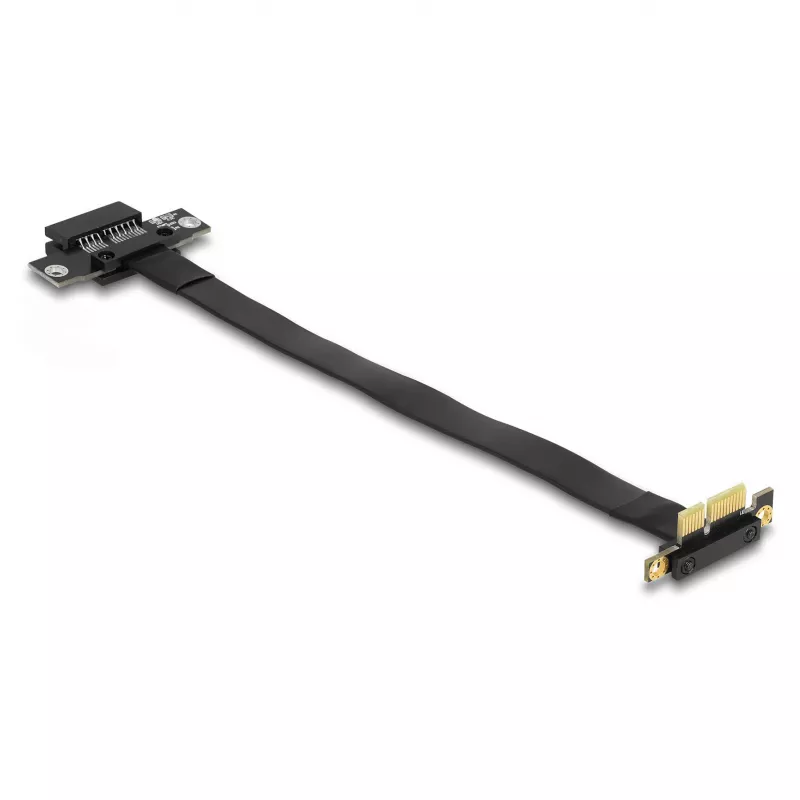 DeLOCK Riser Card PCI Express x1 vīrišķais 90° leņķa uz x1 slotu ar kabeli 30 cm