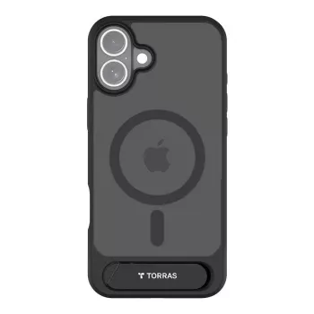Regulējams PSTAND iPhone 16, Torras, modelis X00FX1931, melns, viegls salokāms statīvs
