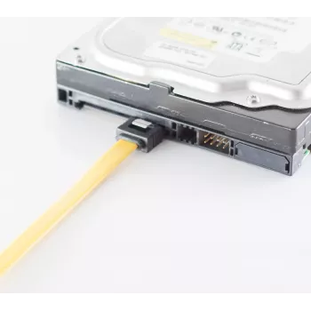 SATA datu kabelis ShiverPeaks BS78246-0.5Y 6 Gb/s, dzeltens, 0,5 m