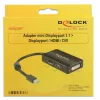 Kabelis DeLOCK 0,16 m DisplayPort HDMI DVI Mini DisplayPort