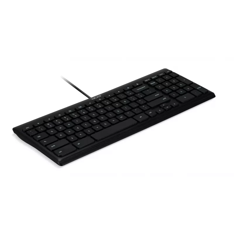 Vadu USB tastatūra Acer GP.KBD11.04F — Pilna izmēra QWERTY US International, melna, 1,45 m kabelis