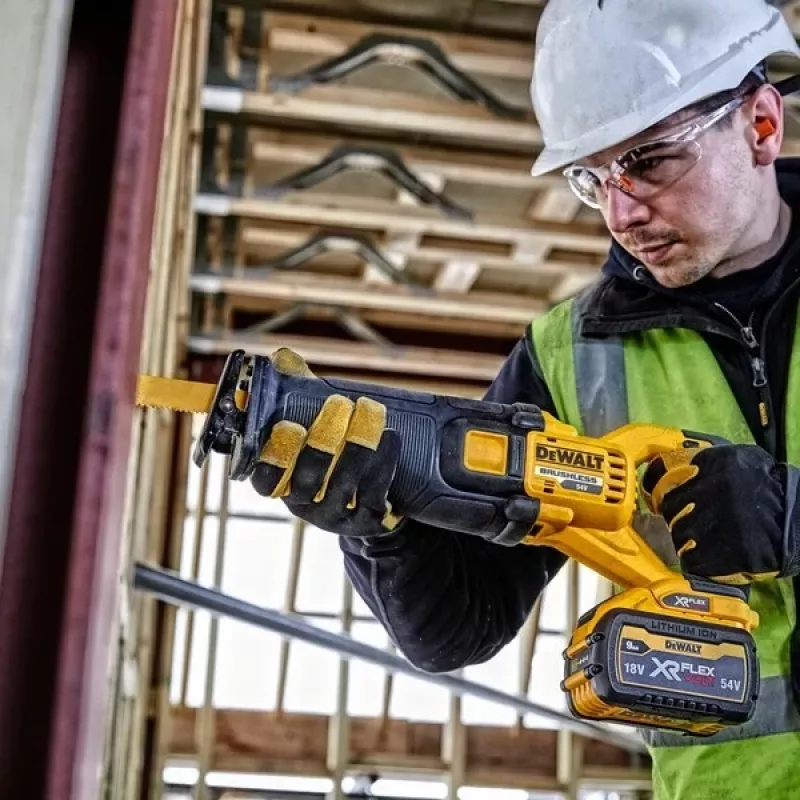 DeWALT DCS389X2-QW virzuļzāģis 3000 spm Melns, Dzeltens