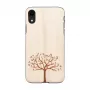 Viedtālruņa maciņš man and wood iPhone XR — ābeles koks, melna apdare