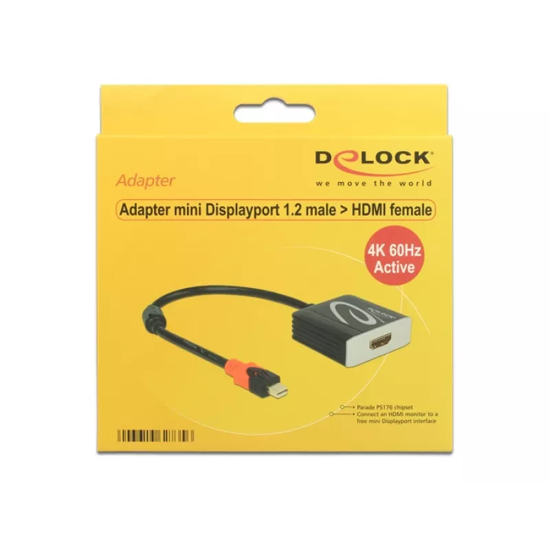 Video kabeļa adapteris DeLOCK 62735 Mini DisplayPort uz HDMI